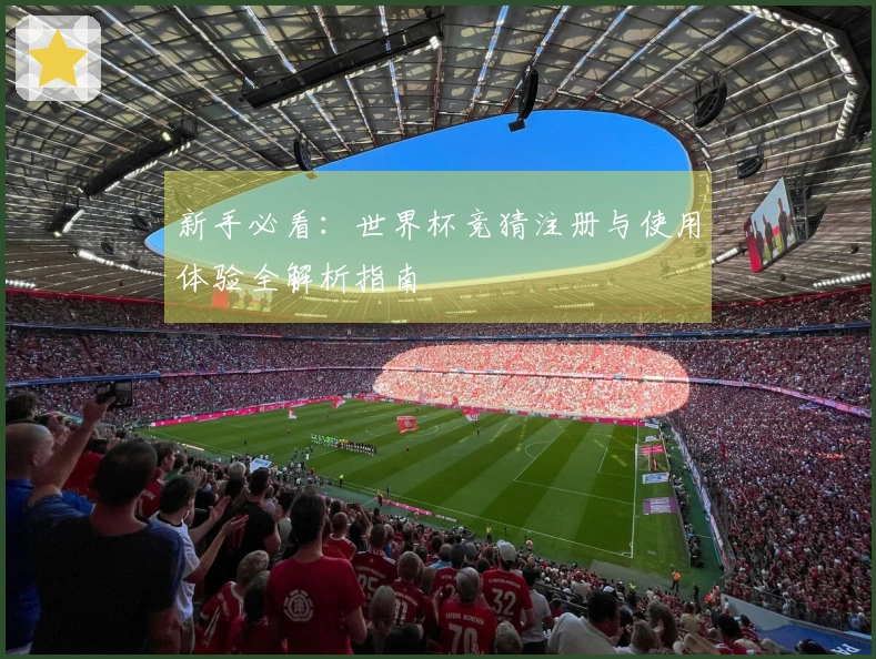 新手必看：世界杯竞猜注册与使用体验全解析指南